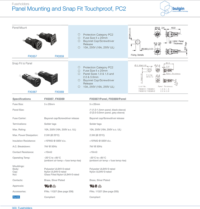 FX0357防觸摸保險(xiǎn)絲座選型 FX0357防觸摸保險(xiǎn)絲座選型