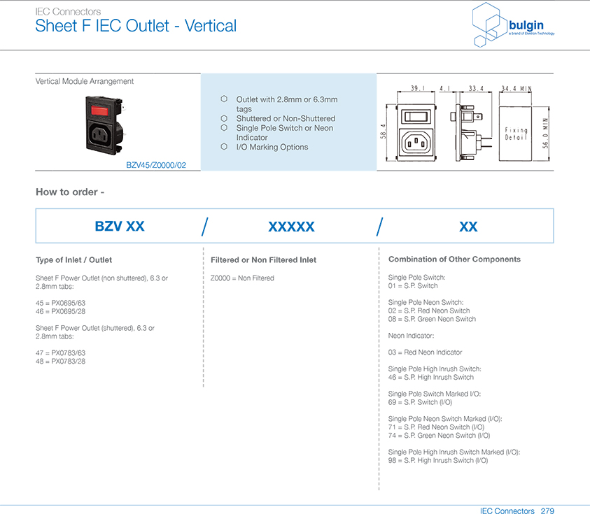BZV45-Z0000-02垂直電源接入模塊規(guī)格尺寸 BZV45-Z0000-02垂直電源接入模塊規(guī)格尺寸